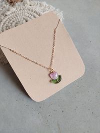 Minimal Tulip Necklace| Perfect for Daily wear Minimal Tulip Necklace| Perfect for Daily wear