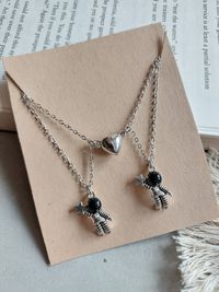 Friendship & Couple Astronaut Necklace | Daily Wear Necklace Friendship & Couple Astronaut Necklace | Daily Wear Necklace