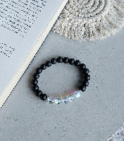 Adjustable Aura quartz Beads Bracelet Adjustable Aura quartz Beads Bracelet