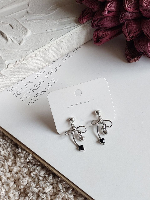 Ribbon Bow Earrings Ribbon Bow Earrings
