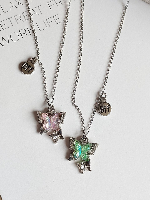 Butterfly Friendship Necklace With BFF charm Butterfly Friendship Necklace With BFF charm