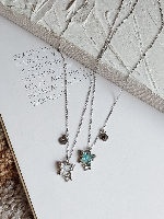 Butterfly Friendship Necklace With BFF charm Butterfly Friendship Necklace With BFF charm